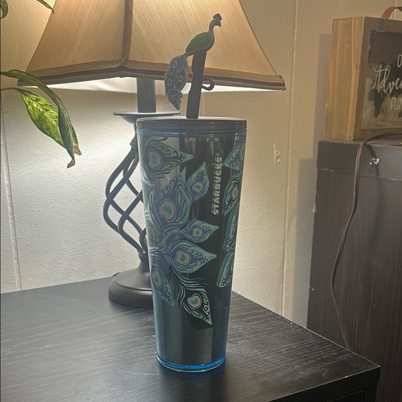 COPY - Starbucks Peacock Tumbler - Picture 1 of 5
